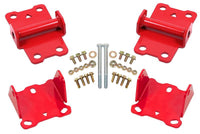 Thumbnail for BMR 78-87 G-Body Motor Mount Kit Upper & Lower Solid - Red