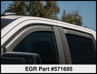 Thumbnail for EGR 2019 Chevy 1500 Crew Cab In-Channel Window Visors - Matte