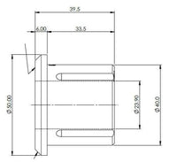 Thumbnail for Superpro 14-23 Ram ProMaster 1500/2500/3500 Rear Leaf Spring Rearward Eye Bushing Set