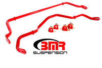 Thumbnail for BMR 16-17 6th Gen Camaro Front & Rear Sway Bar Kit w/ Bushings - Red