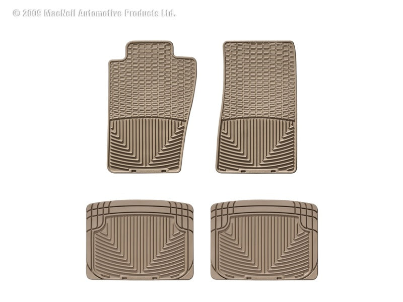 WT Rubber Mats - Front - Tan