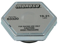 Thumbnail for Moroso Racing Radiator Cap - 19-21lbs