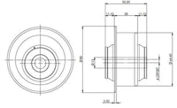 Thumbnail for SuperPro VW MQB Front LCA Inner Rear Bushing Set - Caster Offset for Alloy Subframe