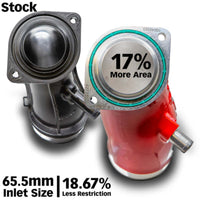 Thumbnail for Banks Power 17-24 Chevrolet/GMC 2500/3500 6.6L Duramax L5P Monster-Ram Turbo Inlet Elbow - Red