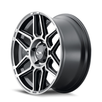 Thumbnail for ION Type 146 20x9 / 5x150 BP / 18mm Offset / 110mm Hub Matte Black W/Machined Dart Tint Wheel