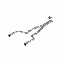 Thumbnail for MBRP 17-21 Charger 5.7L 3in Dual Rear Exit Aluminized Catback Exhaust