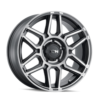 Thumbnail for ION Type 146 20x9 / 5x150 BP / 18mm Offset / 110mm Hub Matte Black W/Machined Dart Tint Wheel