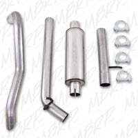 Thumbnail for MBRP 2007-2009 Jeep Wrangler (JK) 3.8L V6 4 dr Off-Road Tail Pipe Muffler before Axle