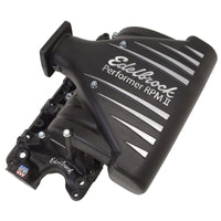 Thumbnail for Edelbrock Intake Manifold Ford Mustang 5 0L Performer RPM II Manifold Black Finish