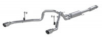 Thumbnail for MBRP 2021+ F-150 2.7L/ 3.5L Ecoboost, 5.0L 3in Cat Back 2.5in Dual Split Rear - Aluminized Steel