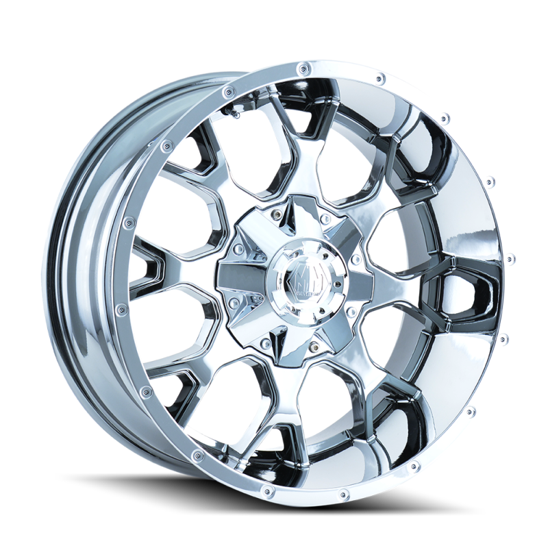 Mayhem 8015 Warrior 20x9 / 5x150 BP / 0mm Offset / 110mm Hub Chrome Wheel