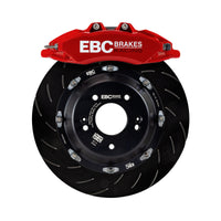 Thumbnail for EBC Racing 92-05 BMW 3-Series E36/E46 Red Apollo-6 Calipers 355mm Rotors Front Big Brake Kit