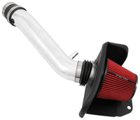 Thumbnail for Spectre 16-18 Jeep Grand Cherokee V6-3.6L F/I Air Intake Kit - Polished w/Red Filter