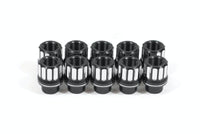 Thumbnail for BMR Lug Nut Kit 14mm x 1.50 RH Conical 12-pt Aluminum (Set of 10) - Black Anodized