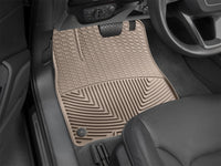 Thumbnail for WeatherTech 2017+ Audi Q7 Front Rubber Mats - Tan