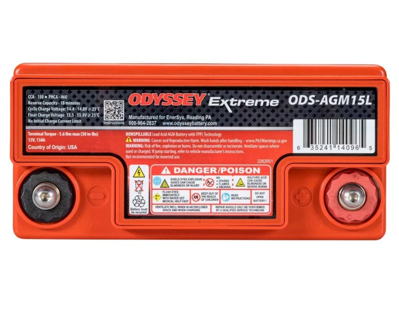 Odyssey Battery Powersport Extreme AGM Battery (PC545)