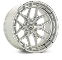 Thumbnail for Vossen HFX-1 20x10 / 5x127 / ET-18 / Super Deep / 71.5 CB - Silver Polished Wheel