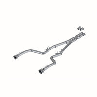 Thumbnail for MBRP 17-21 Charger 5.7L/6.2L/6.4L 3in Race Profile Cat-Back w/ Dual Tips Aluminized Steel Exhaust