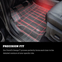 Thumbnail for Husky Liners 2024 Toyota Tacoma Double Cab WeatherBeater 2nd Row Black Floor Liners