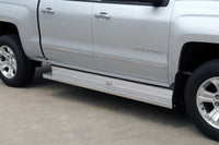 Thumbnail for Deezee 08-14 Ford Econoline/E-Series Van Running Board Cab Section Brite-Tread Aluminum (Front Door)