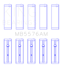 Thumbnail for King Engine Bearings Ford J4B/J4C (Size +0.25mm) Main Bearing Set