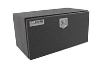 Thumbnail for Deezee Universal Tool Box - Specialty Underbed Black BT Alum 36X20X18 (Txt Blk)