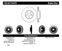 Thumbnail for Stoptech 01-05 Toyota Celica GT & GT-S/05-09 Scion tC Front CRYO-STOP Rotor