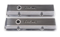 Thumbnail for Edelbrock Valve Cover Elite II Series Chevrolet 1959-1986 262-400 CI V8 Low Polished