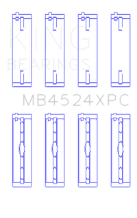 Thumbnail for King Nissan VR38DETT (Size STDX) pMaxKote Crankshaft Main Bearing Set