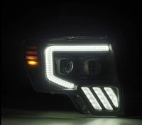 Thumbnail for AlphaRex 09-14 Ford F-150 PRO-Series Projector Headlights Plank Style Black w/Activ Light/Seq Signal