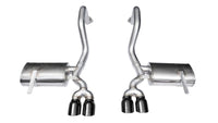 Thumbnail for Corsa 1997-2004 Chevrolet Corvette C5 Z06 5.7L V8 Xtreme Axle-Back Exhaust w/ Black Tips