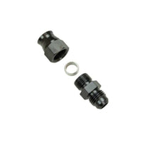 Thumbnail for Moroso Aluminum Fitting Adapter 6AN Male to 3/8in Tube Compression - Black