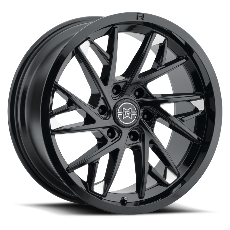 Method Raised MR801 20x10 / 6x135 BP / -18mm Offset / 87mm Bore - Gloss Black Milled Wheel