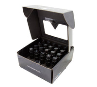 Thumbnail for NRG 700 Series M12 X 1.5 Steel Lug Nut w/Dust Cap Cover Set 21 Pc w/Locks & Lock Socket - Black