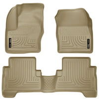 Thumbnail for Husky Liners 2013 Ford Escape WeatherBeater Combo Tan Floor Liners