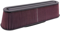 Thumbnail for K&N Filter Universal Air Filter Carbon Fiber Top/Base Oval FLG. (8-3/4 x 3-1/4) 4-5/8H