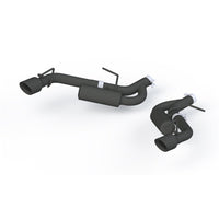 Thumbnail for MBRP 16-19 Chevrolet Camaro 2.5in Black Coated Non NPP Axle Back Exhaust System - 4in Dual Wall Tips