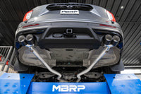 Thumbnail for MBRP 20-21 Ford Explorer ST 3.0L EcoBoost Dual Rear Exit Axle Back w/ Quad Carbon Fiber Tips - T304