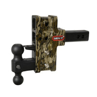 Thumbnail for Gen-Y Mega Duty 2in Shank 5in Offset Drop 1.5K TW 10K Hitch w/GH-031 Dual-Ball - Mossy Oak