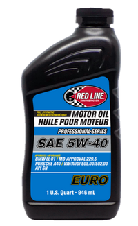 Thumbnail for Red Line Pro-Series Euro 5W40 Motor Oil - Quart