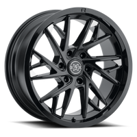 Thumbnail for Method Raised MR801 20x10 / 6x5.5 BP / 10mm Offset / 106.25mm Bore - Gloss Black Milled Wheel