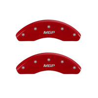 Thumbnail for MGP 4 Caliper Covers Engraved Front & Rear MGP Red Finish Silver Characters 2018 Honda Civic