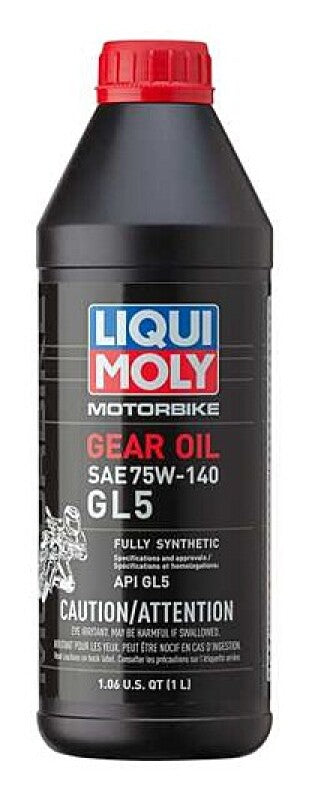 LIQUI MOLY 1L Motorbike Gear Oil (GL5) SAE 75W140