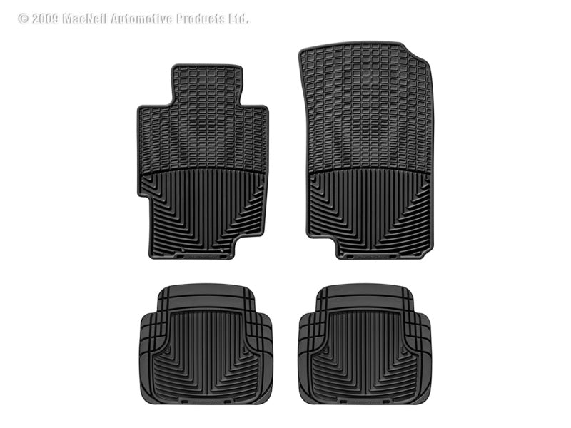 WT Rubber Mats - Rear - Blk