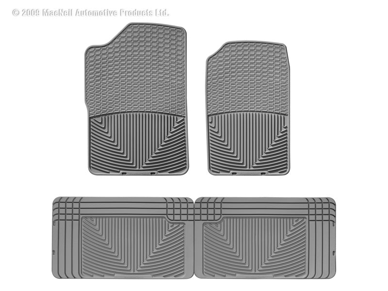 WT Rubber Mats - Front - Grey