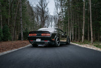 Thumbnail for MBRP 17-Up Dodge Challenger 5.7L/6.2L/6.4L Carbon Fiber Quad Tip T304 Catback Exhaust