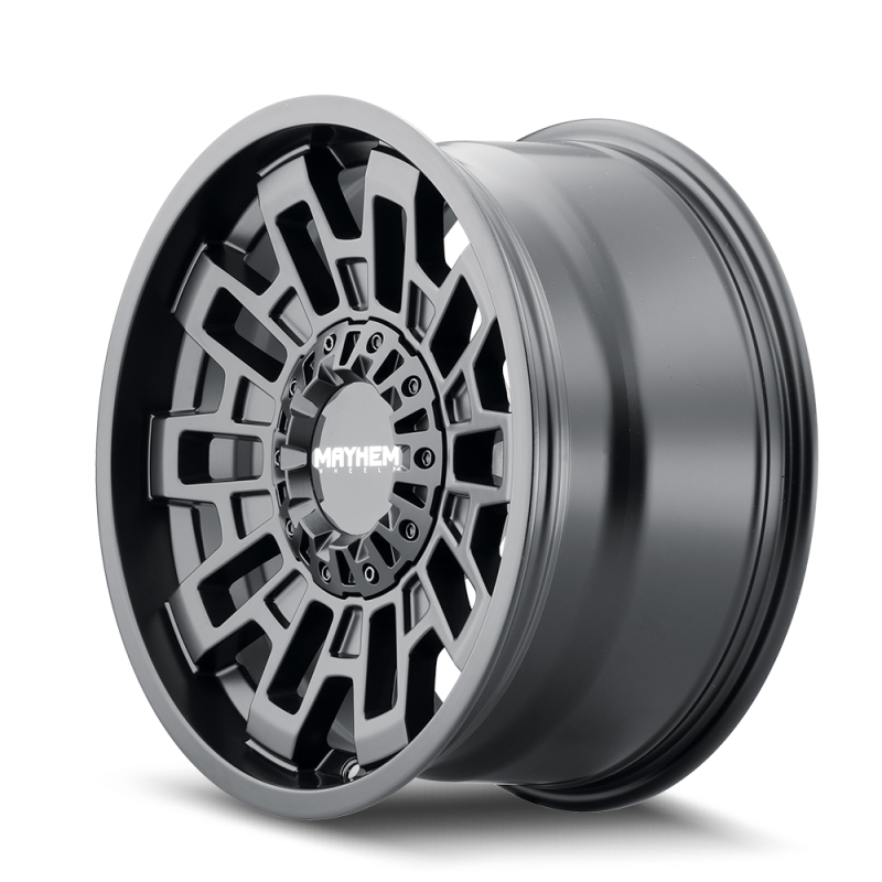 Mayhem 8113 Cortex 20x9 / 8x165.1 BP / 0mm Offset / 125.2mm Hub Matte Black Wheel