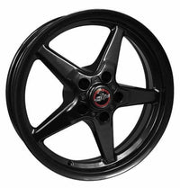 Thumbnail for Race Star 92 Drag Star Bracket Racer 18x5 5x4.50BC 2.00BS Gloss Black Wheel