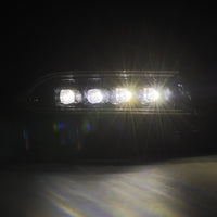 Thumbnail for AlphaRex 15-23 Dodge Charger NOVA LED Proj Headlights Alpha-Blk w/Actv Light & Seq.Sig / SB DRL