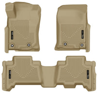 Thumbnail for Husky Liners 2013 Toyota 4Runner WeatherBeater Tan Front & 2nd Seat Floor Liners